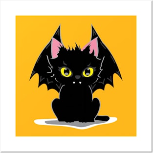 Bat Cat Posters and Art